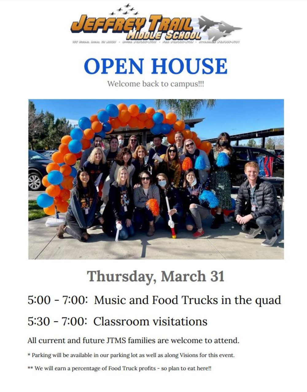 Open house flyer