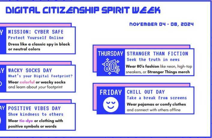 Digital Citizenship Spirit Week