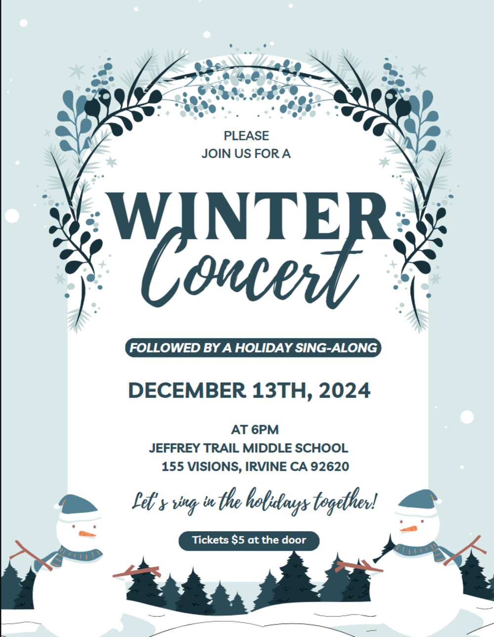 Winter Concert and Sing Along image