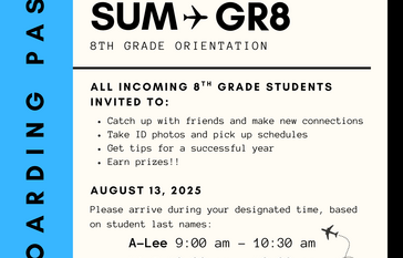 8th Grade Orientation