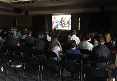 parents watching slideshow